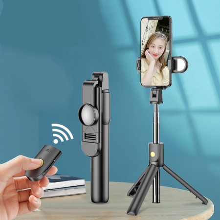 Meidong Selfie Stick Tripod, Extendable Bluetooth Selfie Stick with Wireless Remote, Compatible with iPhone 11/11 pro/X/8/8P/7/7P/6s/6, Samsung Galaxy S20/S10/S9/S8/S7/Note 10/9/8, Google and More